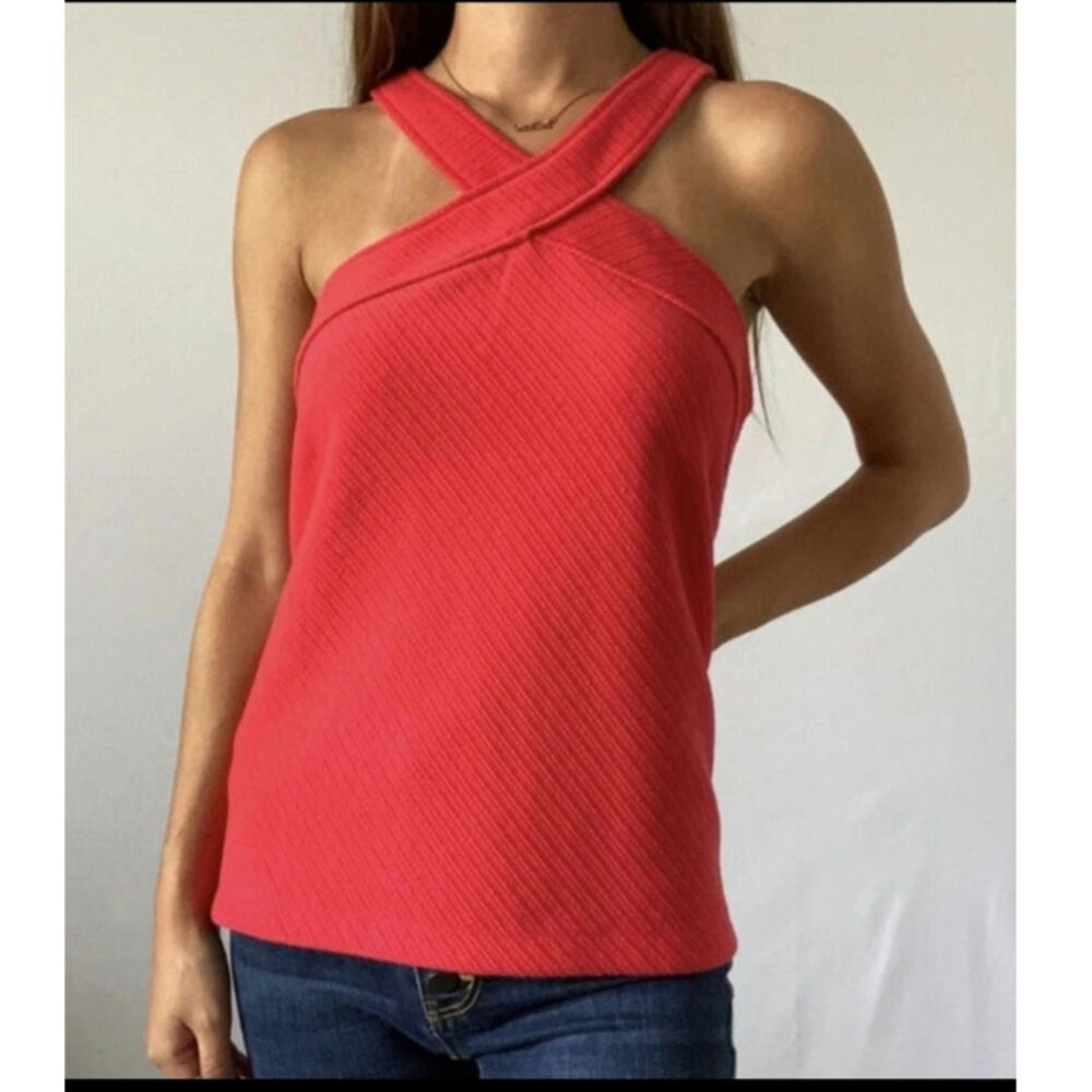 Anthropologie Pilcro Red Cross X Tank Size: S